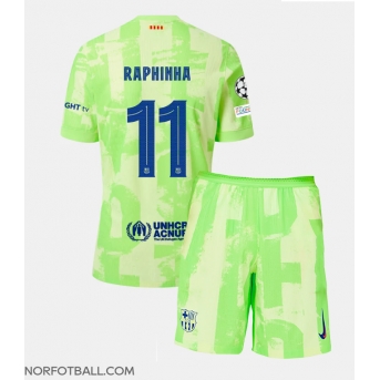 Billige Fotballdrakt Barcelona Raphinha Belloli #11 Replika Tredjedraktsett Barn 2024-25 Kortermet (med bukser)
